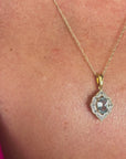 Vintage-Inspired Aquamarine Necklace