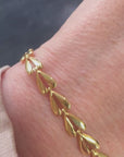 Gold Rush of Hearts Bracelet