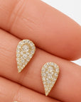 Celeste Teardrop Studs (18k Gold)