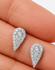 Celeste Teardrop Studs (18k Gold)