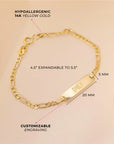 Mini Signature ID Engravable Bracelet