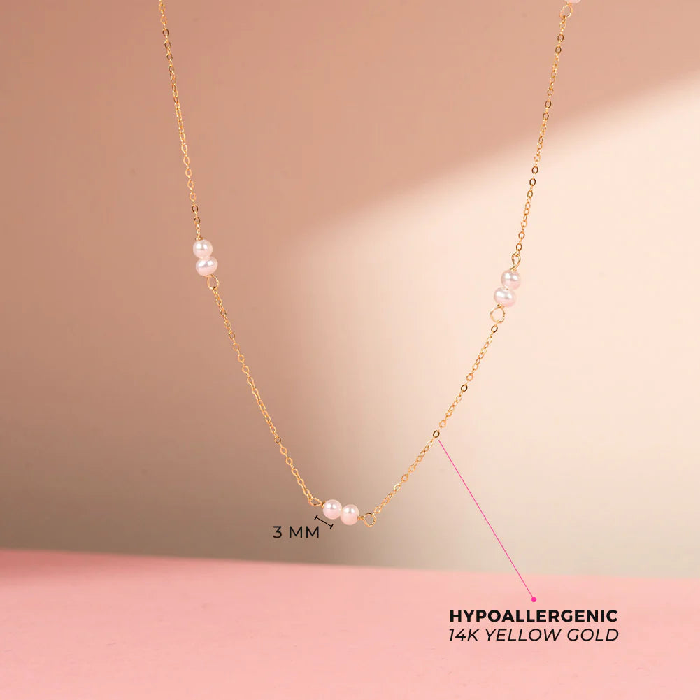 Tiny Pearls of Joy Necklace