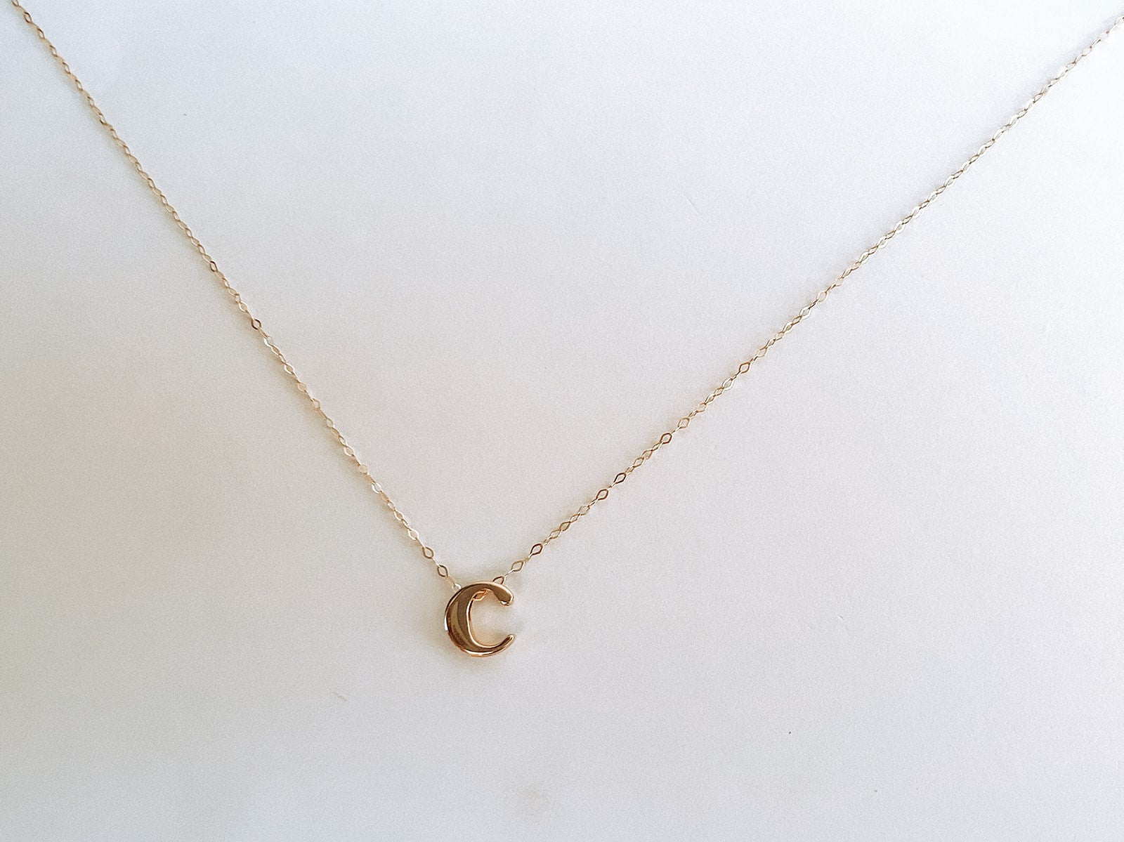 Initial Necklace "c"
