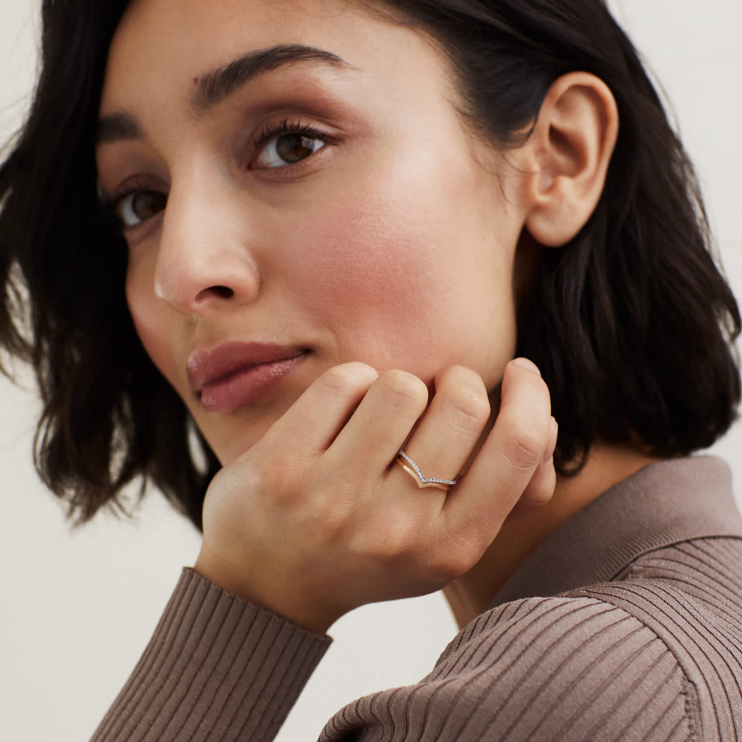 Wishbone Stacker Ring